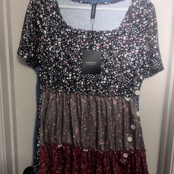 Floral Patchwork Blouse - Picture 1 of 5